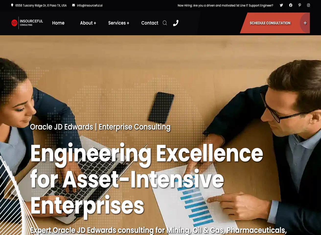 Insourceful — Enterprise ERP consulting, globally deployed