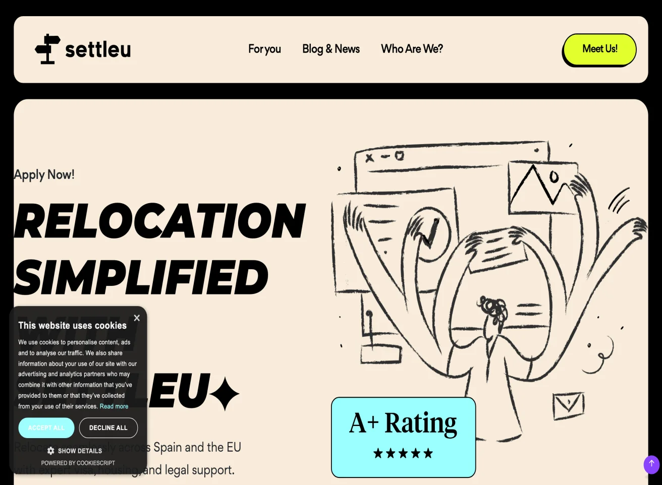 SettleU — EU relocation made simple