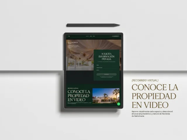 Hacienda de Samotracia — Diseno responsive mobile-first