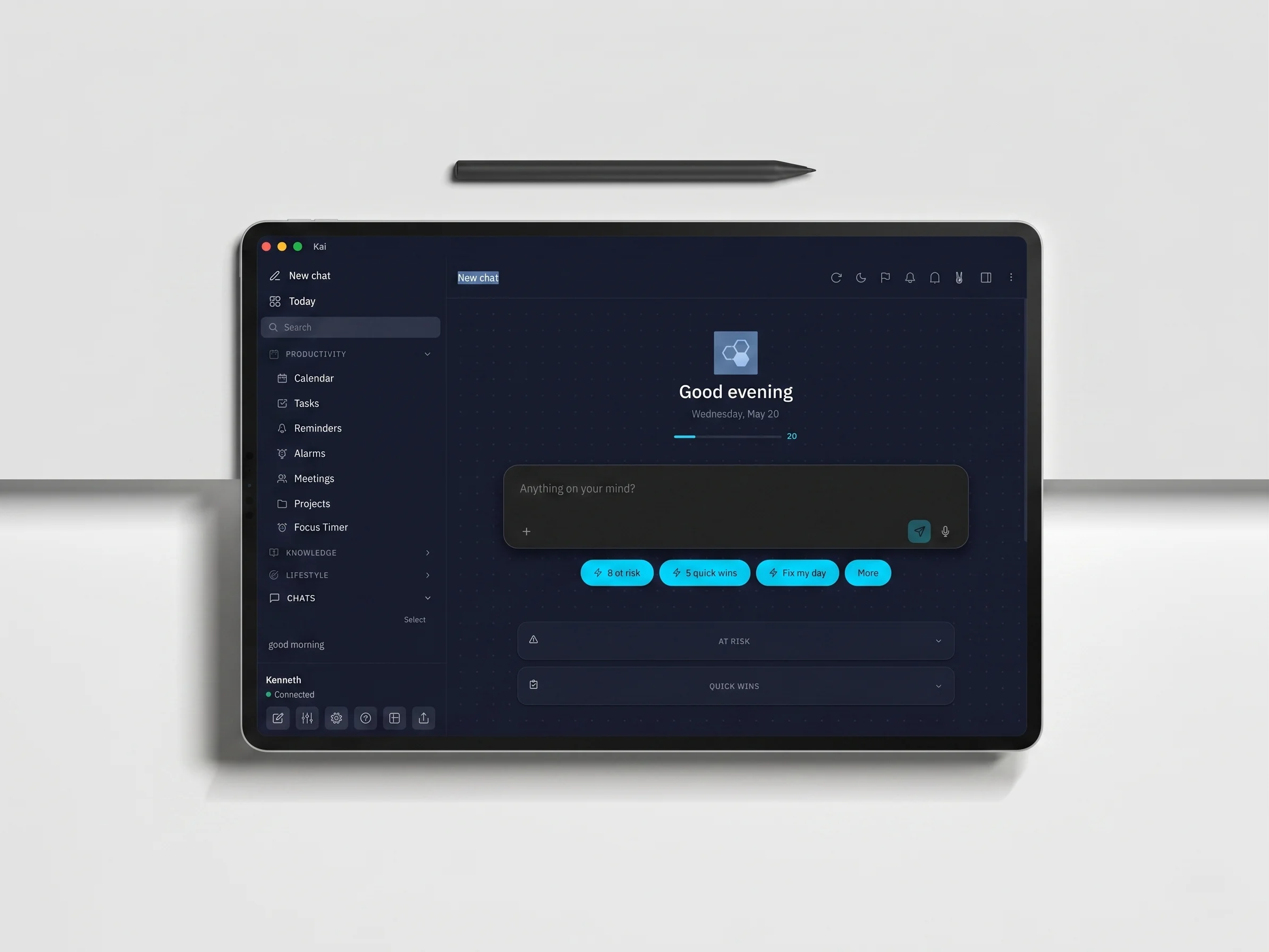 KAI — Self-hosted AI that learns you, not from you — GDPR-native, encrypted, zero cloud dependency