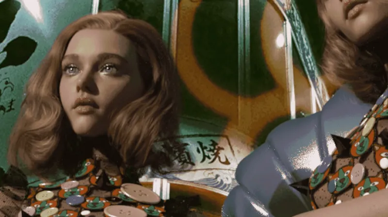 AI-generated influencer portrait illustrating the rise of virtual creators in social media marketing